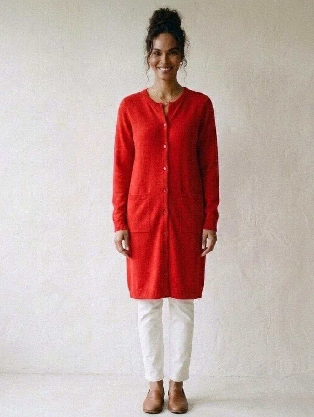 Stefanel | Long Wool Blend Cardigan